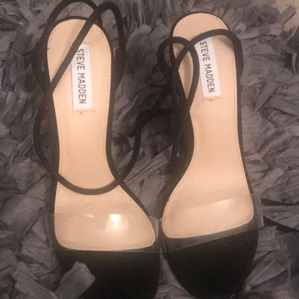 Women’s Steve Madden black suede lyla heels